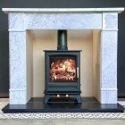 FOREST GREEN Elk Brass - Defra Approved - 5kw - Eco Design Approved - Woodburning / Multi-Fuel Stove
